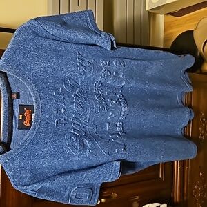 Super Dry blue T shirt